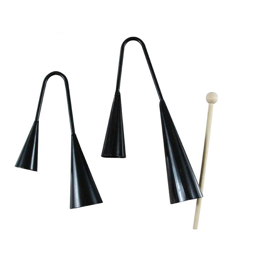 Musical Instrument Agogo - Instrumen Lonceng Agogo Tanduk Ganda Mainan
