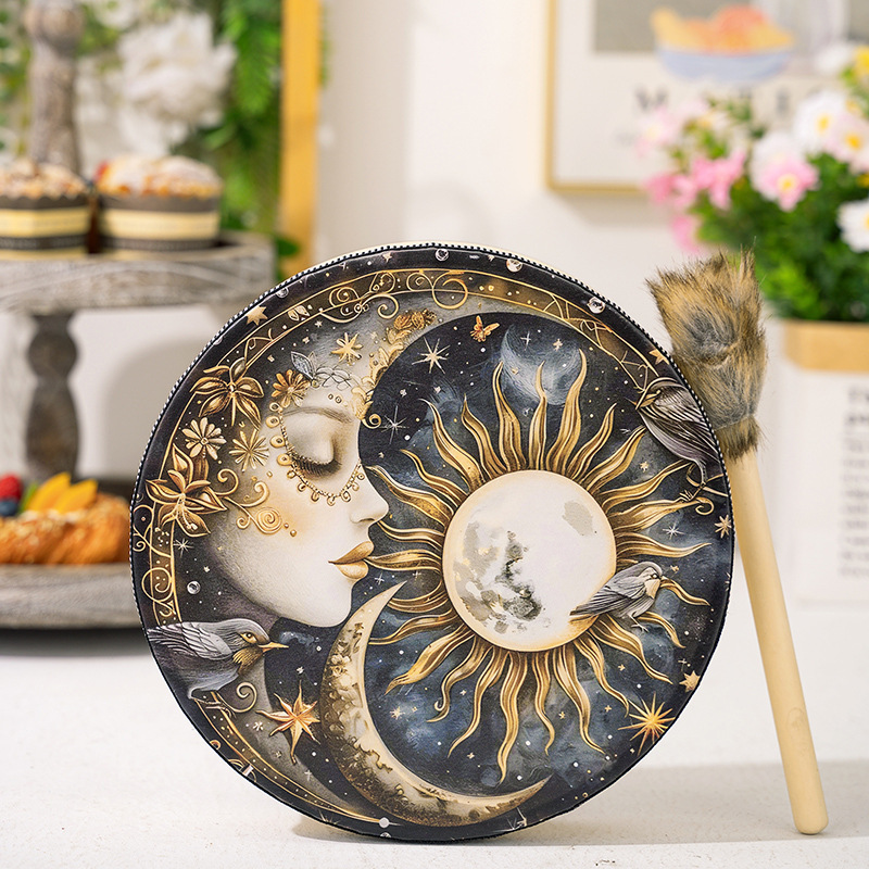 Musical Instrument Painting - Drum Musik Mesir Lukisan Indah Menyerang