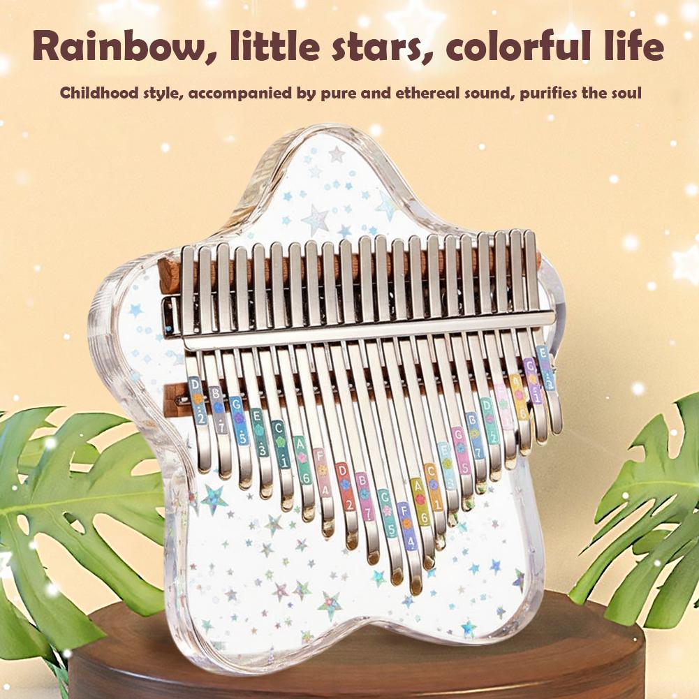 Musical Instrument Kalimba - 21/17 Kunci Piano Jari Portabel Kalimba