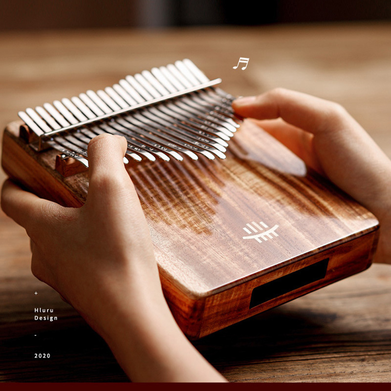 Musical Instrument Kalimba - Hluru Kalimba 17 kunci dengan lubang