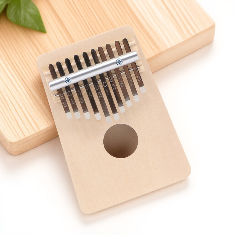 Musical Instrument Kalimba - 1 Set Thumb Piano 10 Nada,