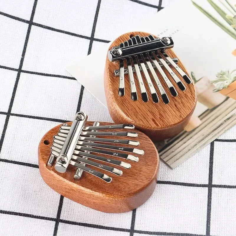 Musical Instrument Kalimba - 1Pcs Piano Jempol Mini Kayu 8
