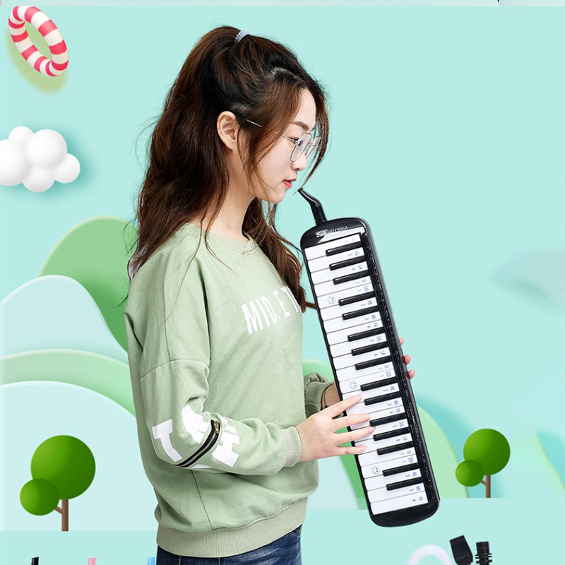 Musical Instrument Harp - 32/37 Kunci Melodica Organ Mulut Pipa
