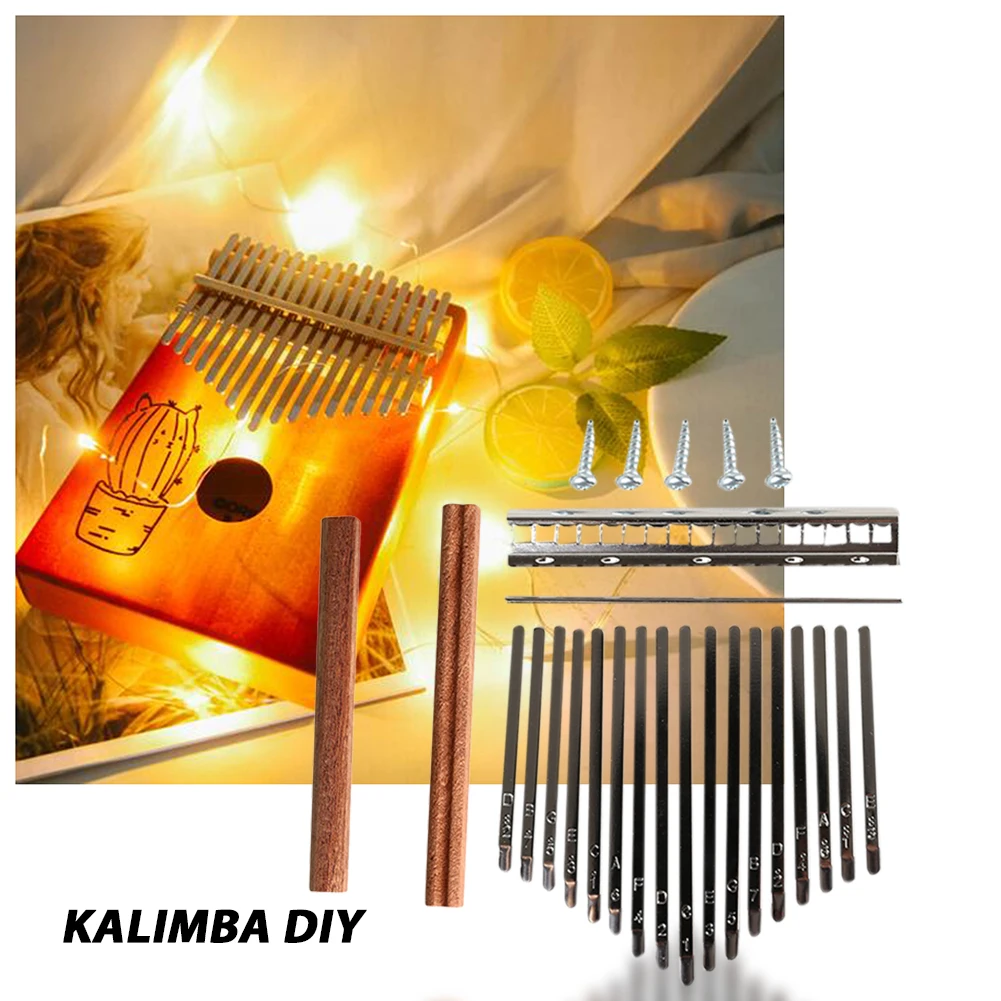 Musical Instrument Kalimba - DIY 17 Nada Kalimba Kunci Timah
