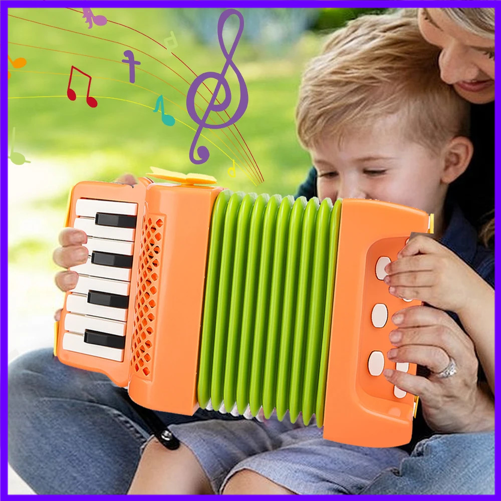 Musical Instrument Drawing - Mainan Akordeon Anak-anak 10 Kunci 8
