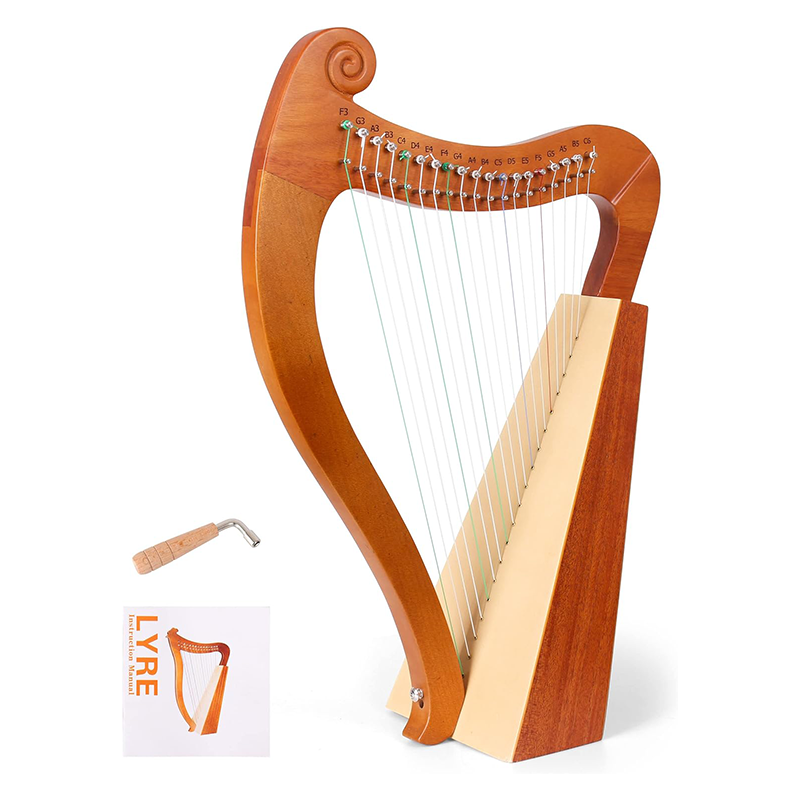 Musical Instrument Harp - 15 19 Senar Mini Harpa Kecapi