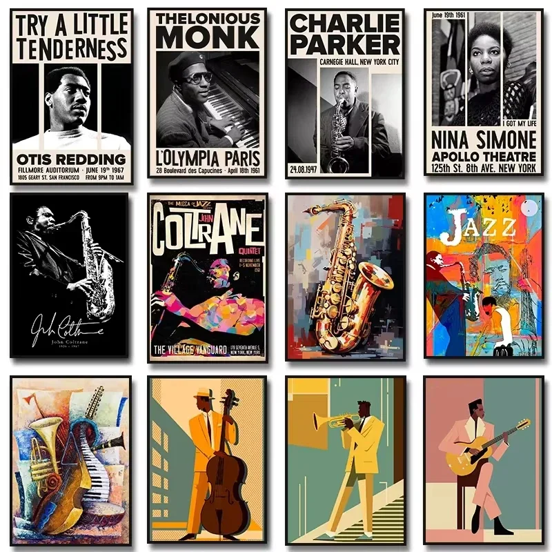Musical Instrument Jazz - Musik Jazz Saksofon Gitar Cello John