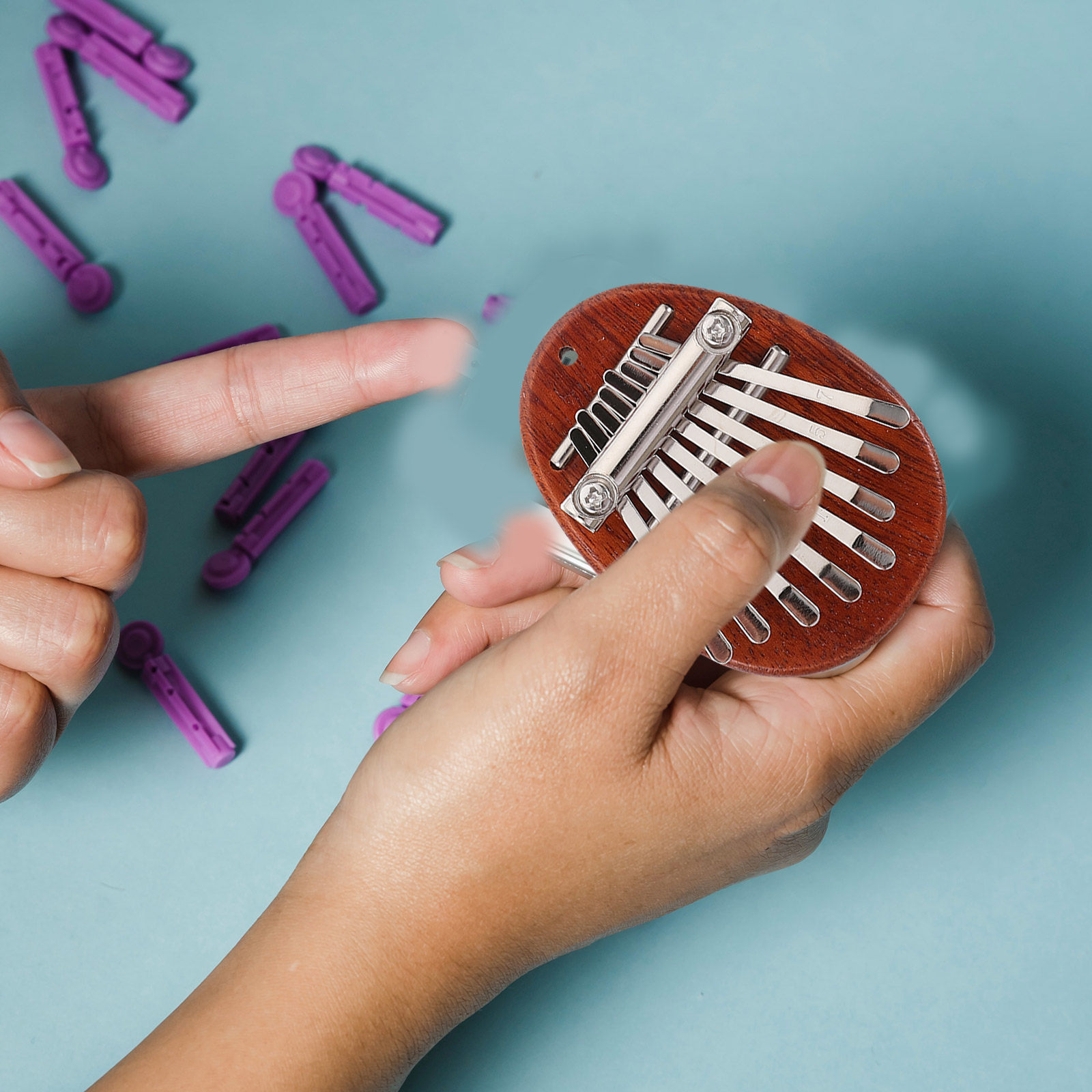 1Set Kalimba Thumb Piano Mini  - Musical Instrument Kalimba ulasan dan harga