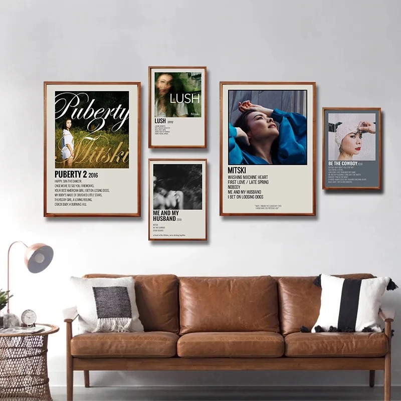 Poster seni MITSKI penyanyi Po - Musical Instrument Painting ulasan dan harga