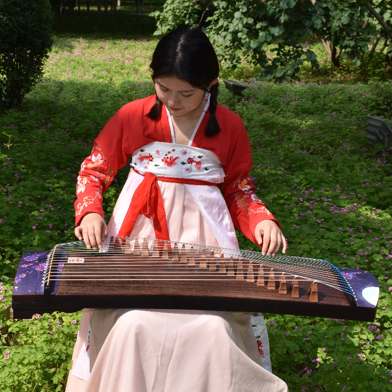 Guzheng Mini Berwarna-warni de - Musical Instrument Painting ulasan dan harga