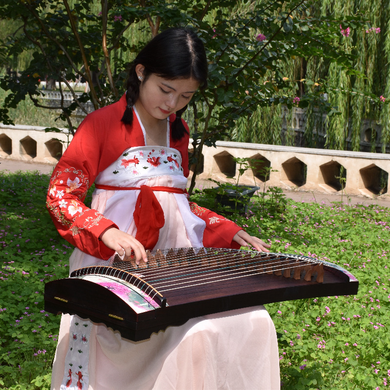 Guzheng Mini Berwarna-warni de - Musical Instrument Painting ulasan dan harga