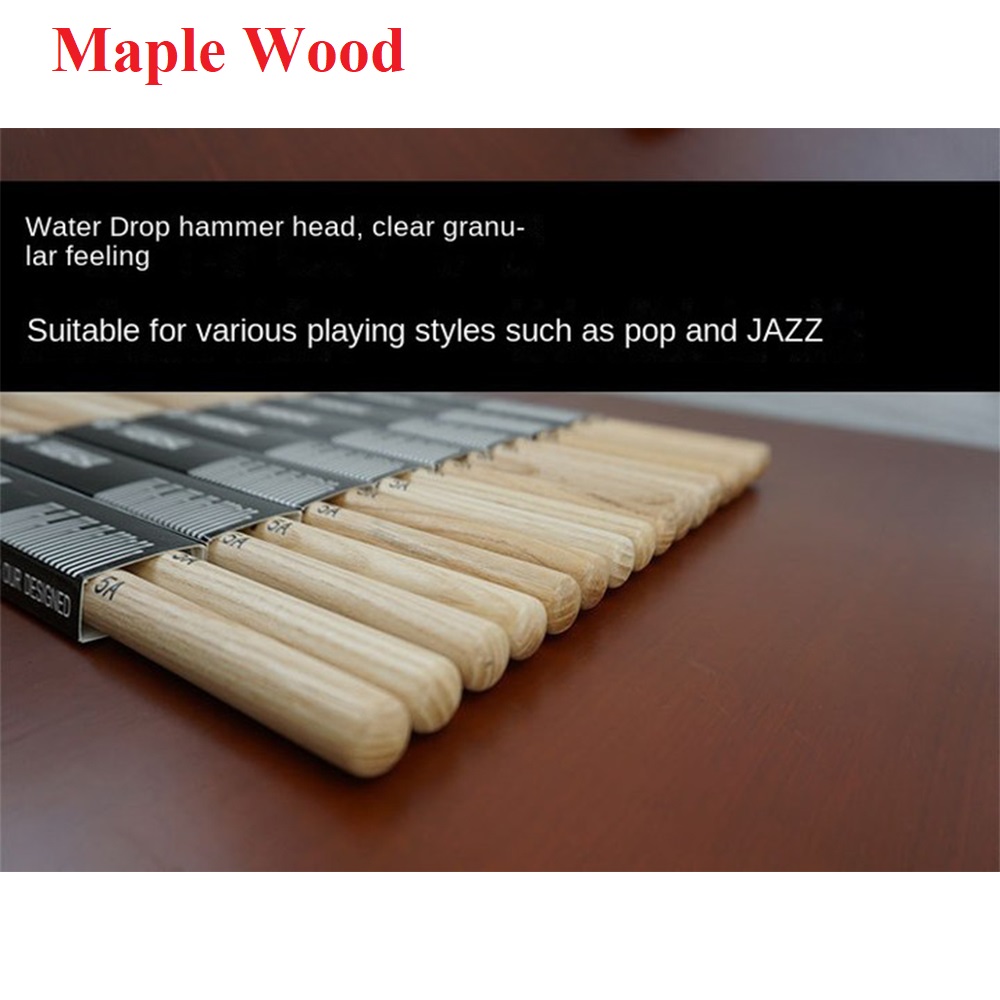 1 pasang tongkat Drum kayu 5A/ - Musical Instrument Gong ulasan dan harga