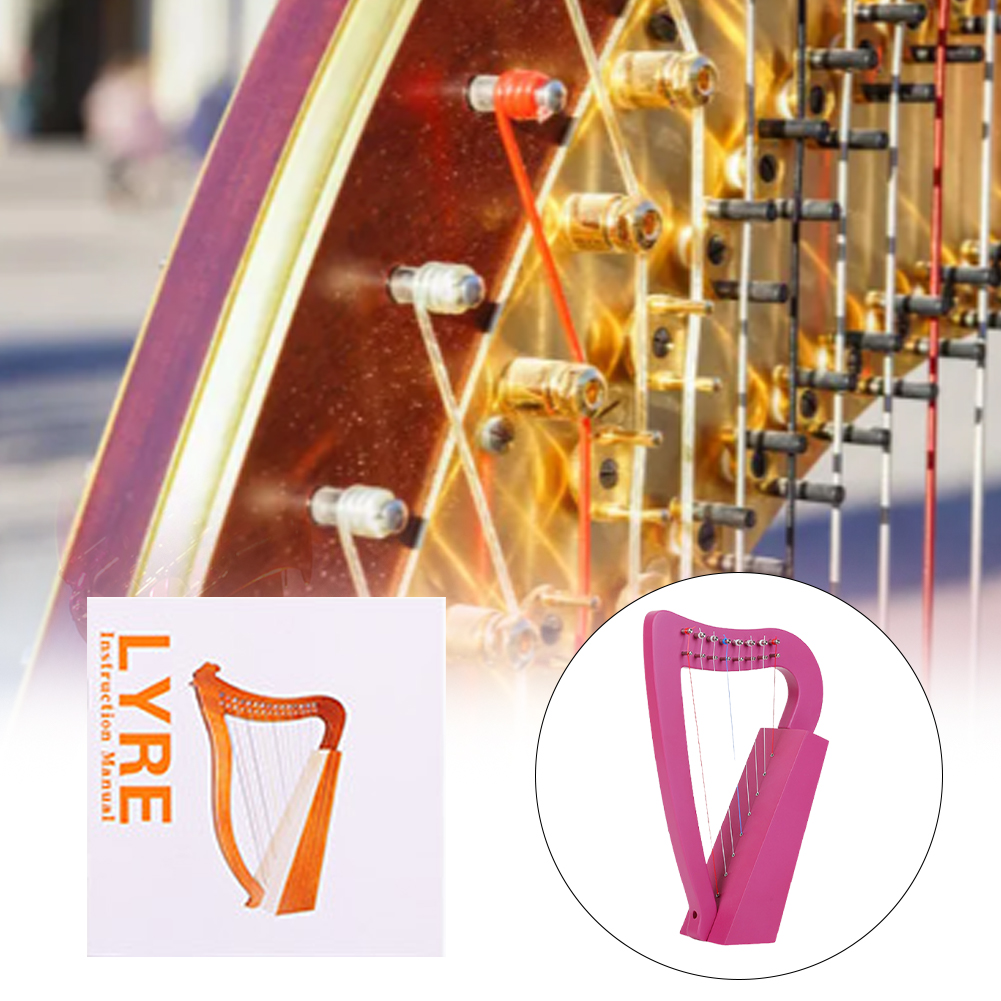 Harpa Lir 8 Senar Kayu Solid M - Musical Instrument Harp ulasan dan harga