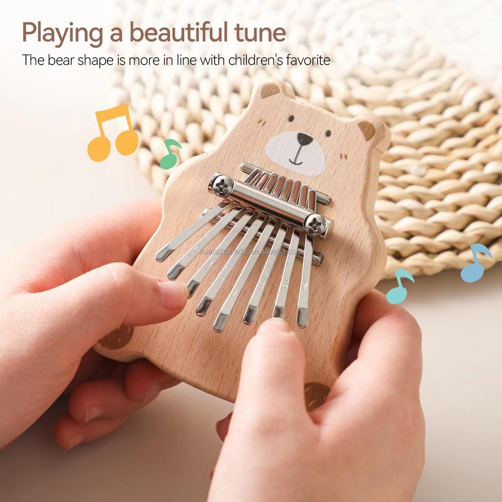 8 Kunci Mini Kalimba Piano Jem - Musical Instrument Kalimba ulasan dan harga