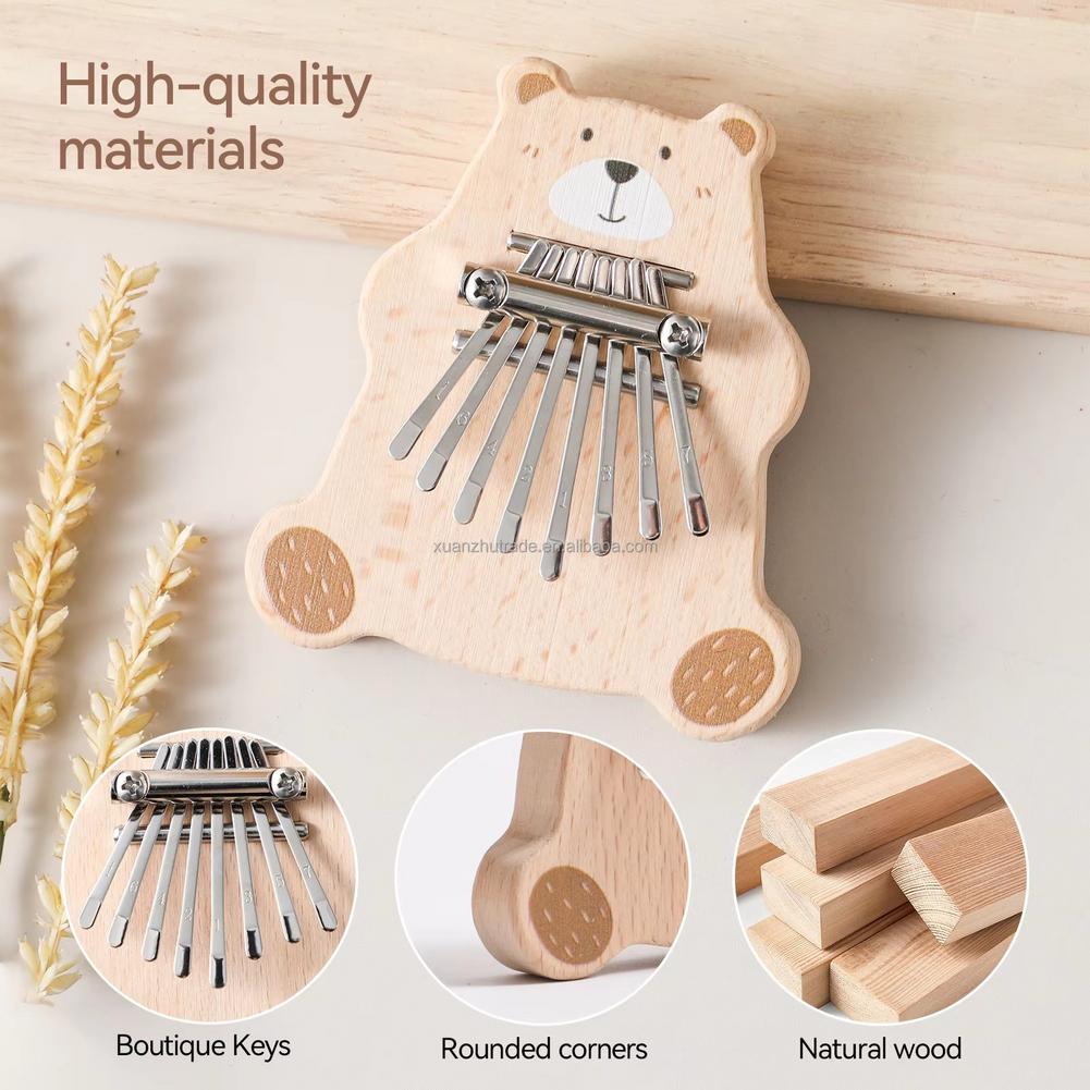 8 Kunci Mini Kalimba Piano Jem - Musical Instrument Kalimba ulasan dan harga