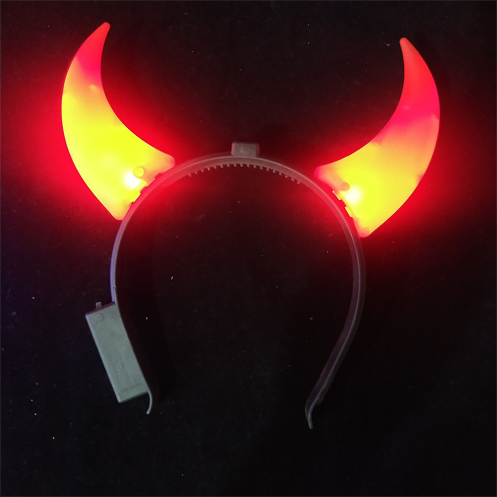 Bando Led tanduk setan menyala - Musical Instrument Gong ulasan dan harga