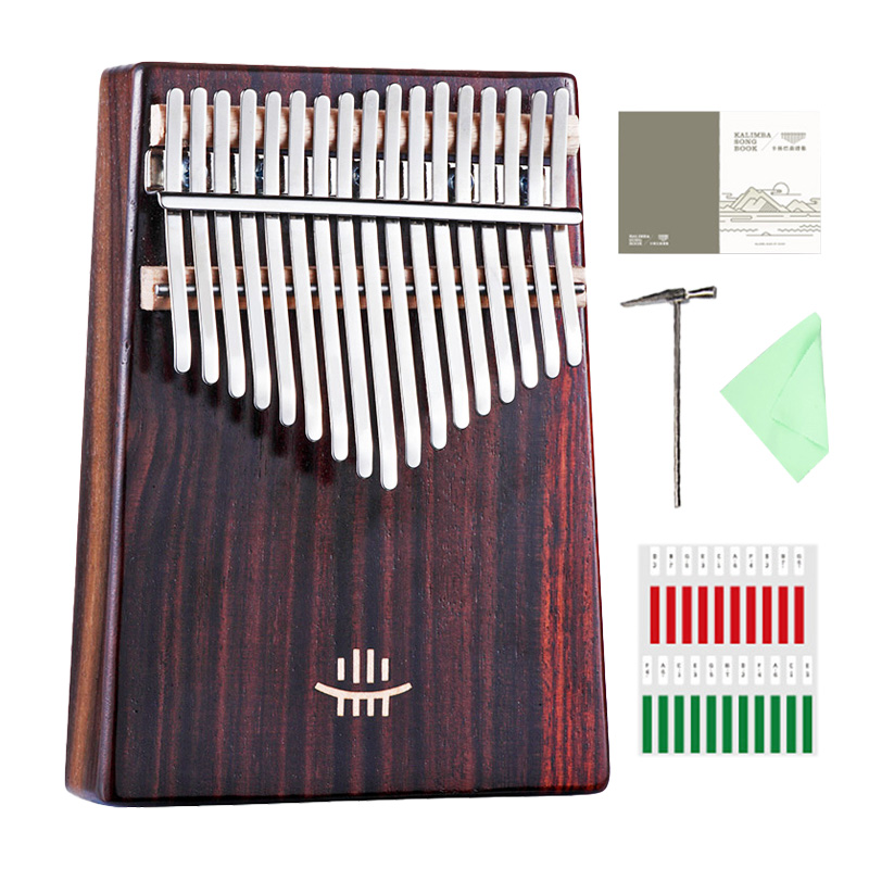 Hluru Kalimba 17 kunci dengan  - Musical Instrument Kalimba ulasan dan harga