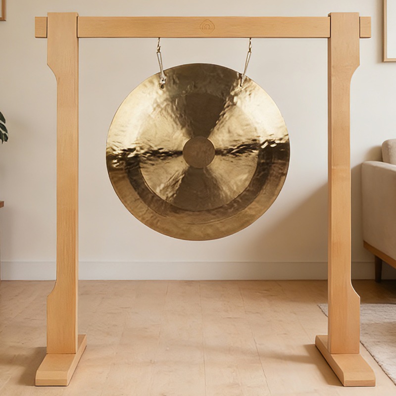Stand Gong Kayu Solid Profesio - Musical Instrument Gong ulasan dan harga