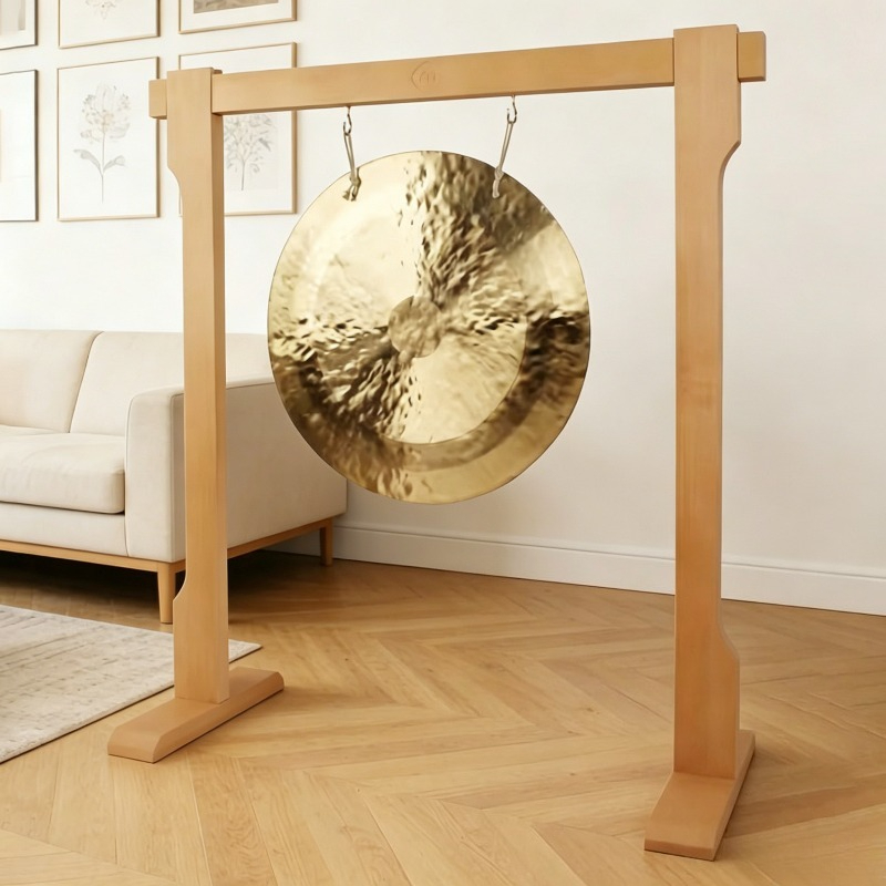 Stand Gong Kayu Solid Profesio - Musical Instrument Gong ulasan dan harga