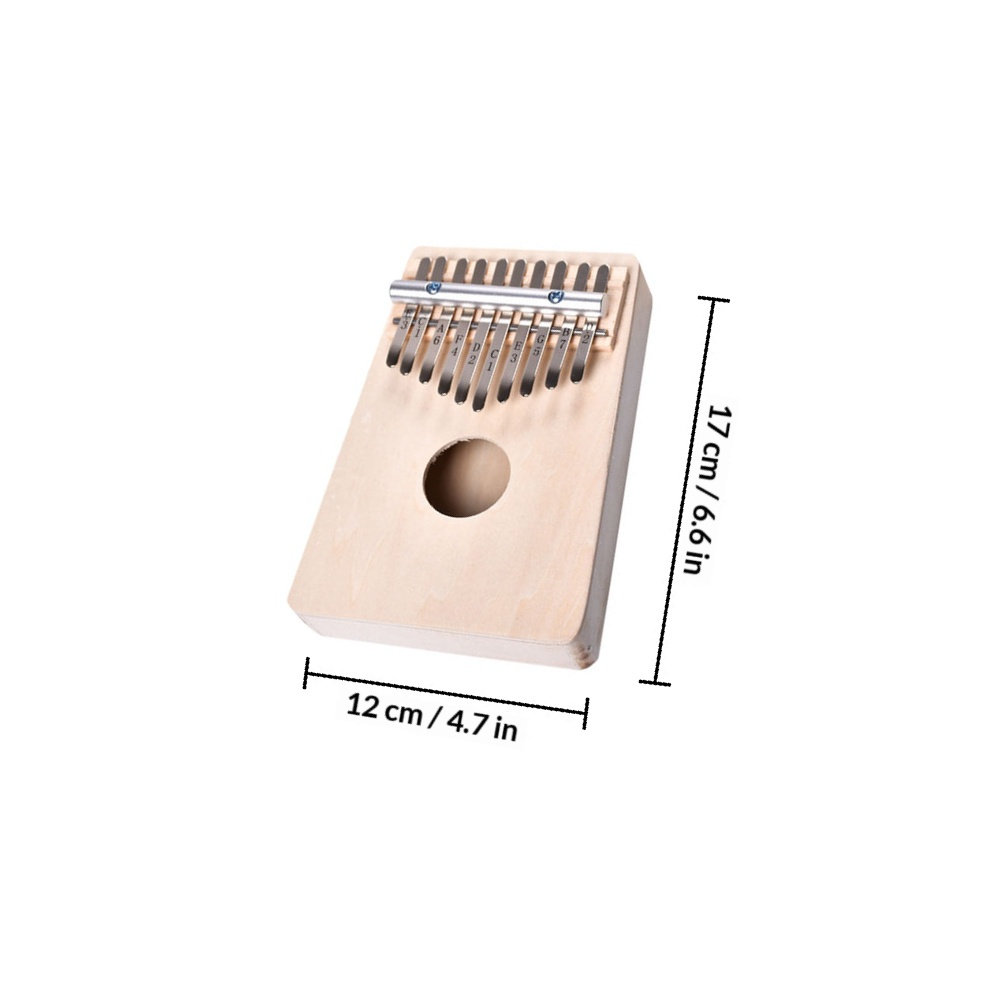 1 Set Thumb Piano 10 Nada, Kal - Musical Instrument Kalimba ulasan dan harga