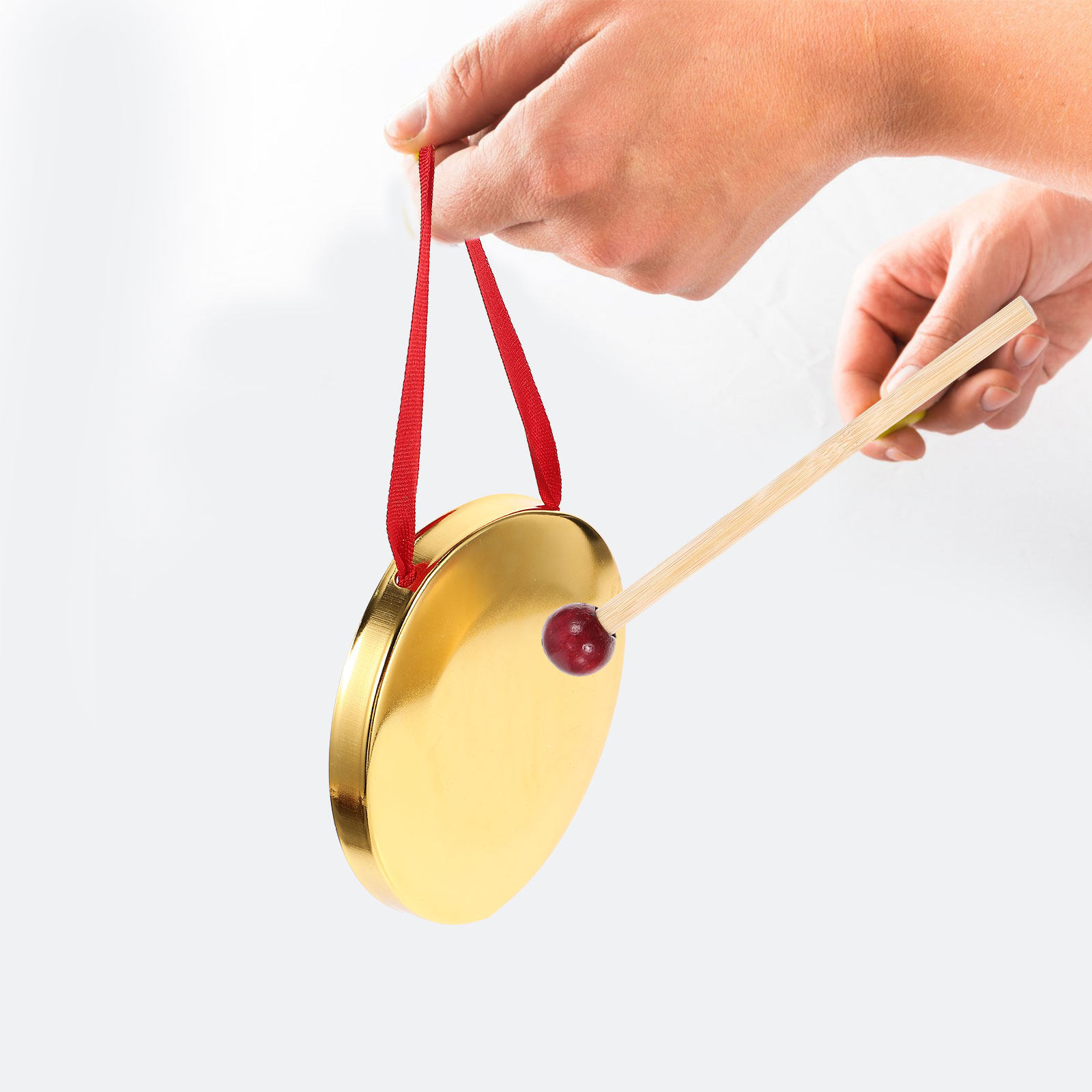 1Set Gong Genggam Instrumen Pe - Musical Instrument Gong ulasan dan harga