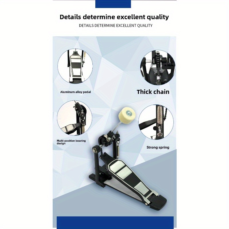 Kit Drum Pedal Tunggal, Pedal  - Musical Instrument Jazz ulasan dan harga