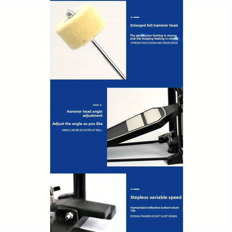 Kit Drum Pedal Tunggal, Pedal  - Musical Instrument Jazz ulasan dan harga