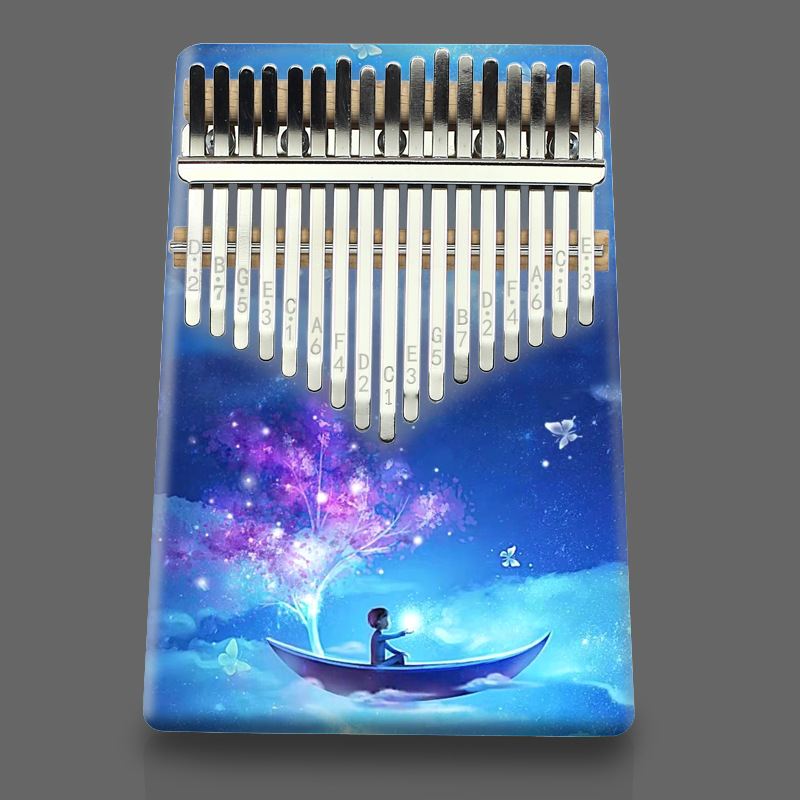 Kalimba 17 Nada Warna-Warni, P - Musical Instrument Kalimba ulasan dan harga