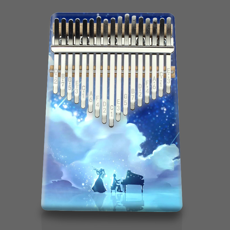 Kalimba 17 Nada Warna-Warni, P - Musical Instrument Kalimba ulasan dan harga