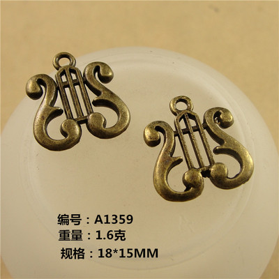 100 Buah 17X16Mm Paduan Seng A - Musical Instrument Ancient ulasan dan harga