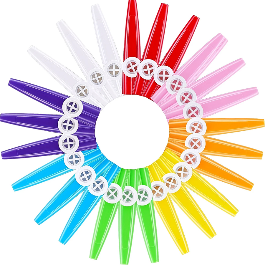 6 Buah Kazoo Plastik 11,5cm Al - Musical Instrument Ancient ulasan dan harga