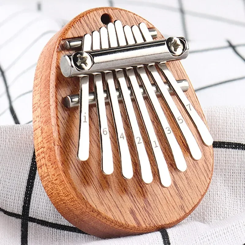 1Pcs Piano Jempol Mini Kayu 8  - Musical Instrument Kalimba ulasan dan harga