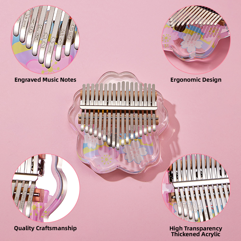 Piano jempol Mini 17 nada, ins - Musical Instrument Kalimba ulasan dan harga