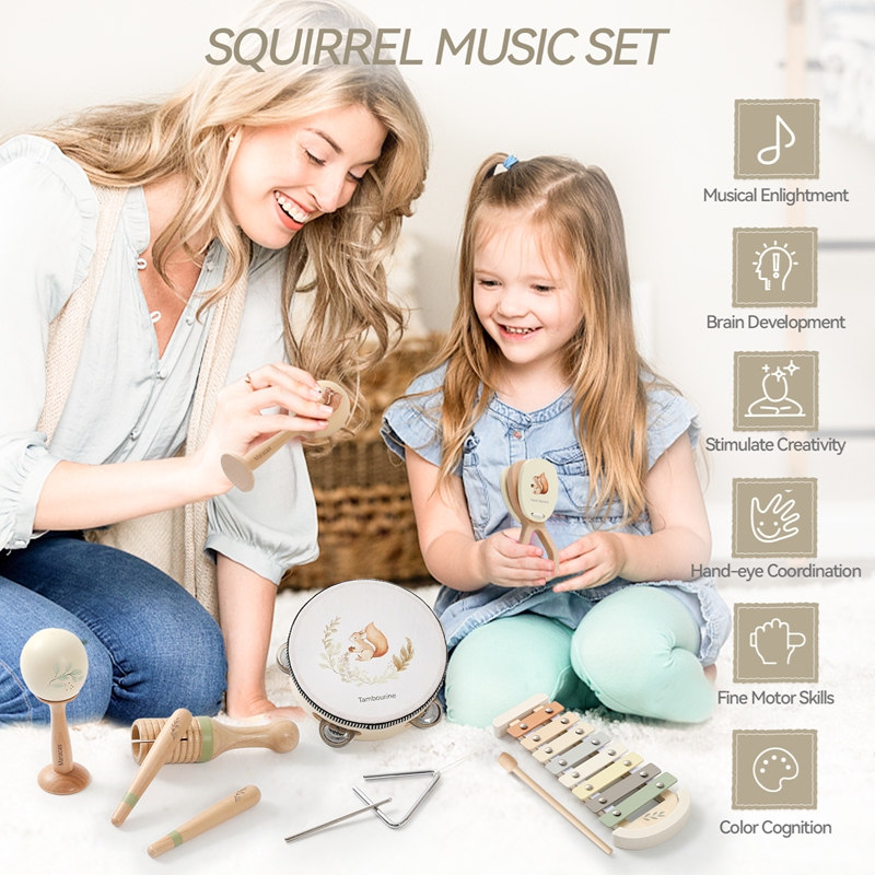 Mainan Musik Bayi Maracas Drum - Musical Instrument Drawing ulasan dan harga