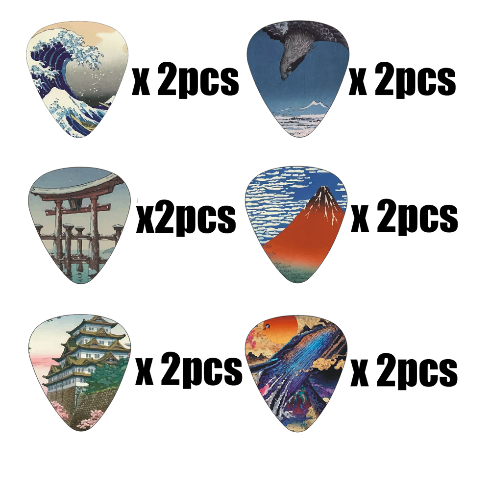 Baru 12 buah/set gitar pick-Je - Musical Instrument Drawing ulasan dan harga