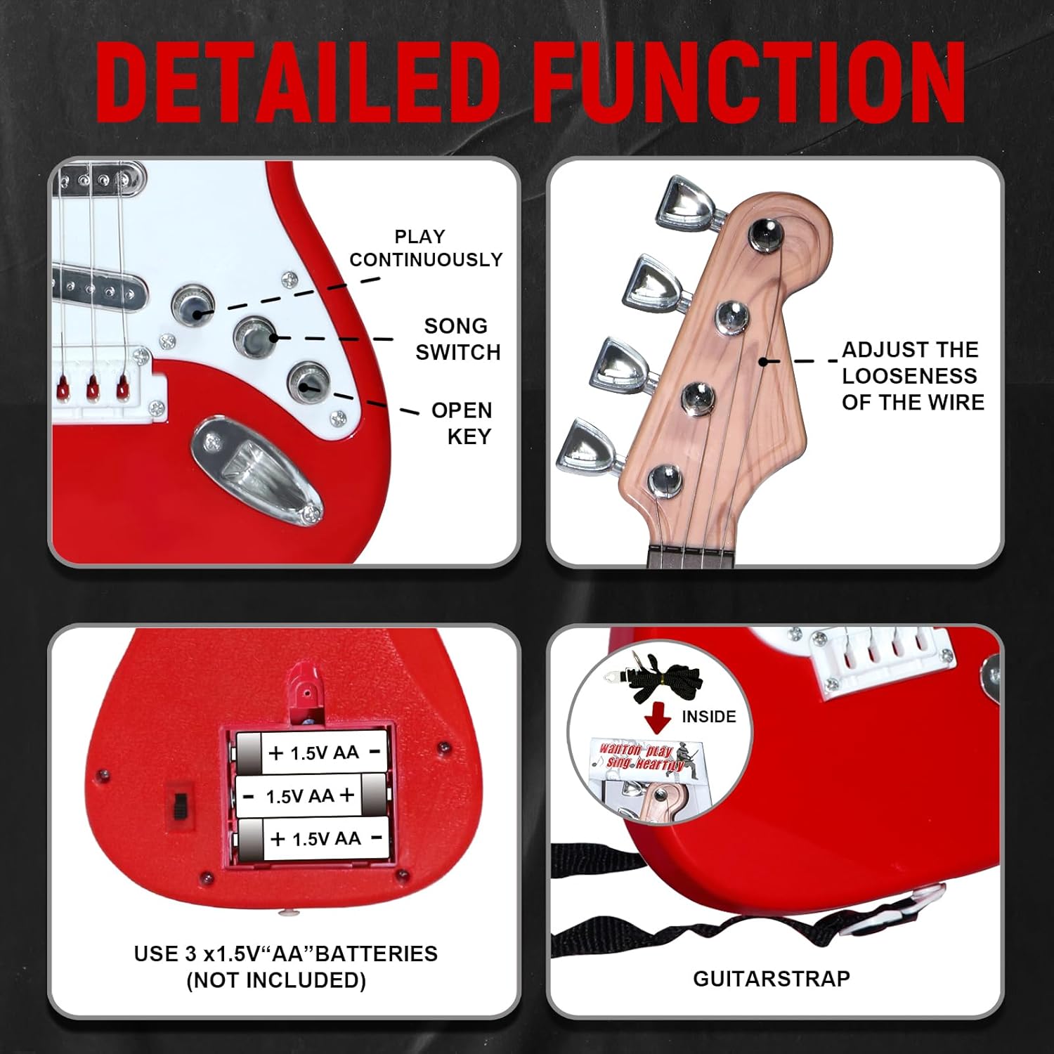 Mainan Gitar Elektrik Anak - A - Musical Instrument Drawing ulasan dan harga