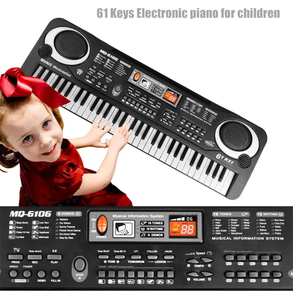 Keyboard Piano elektronik anak - Musical Instrument Drawing ulasan dan harga